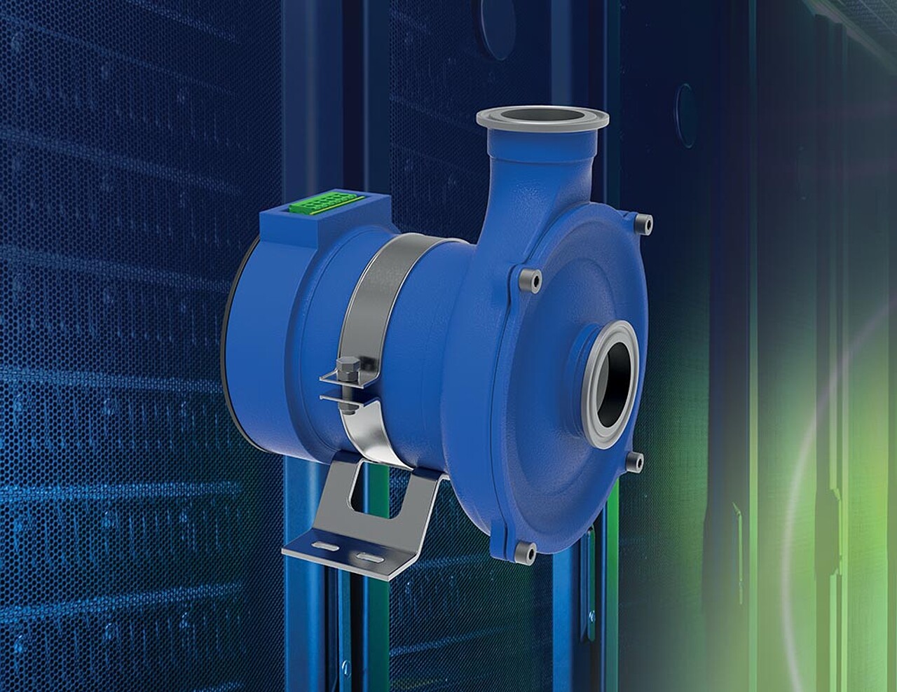 Brinkmann DCC pump with data center in the background